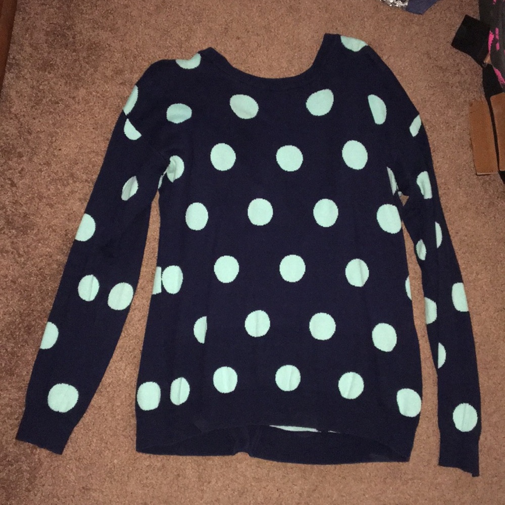 Polka dot sweater